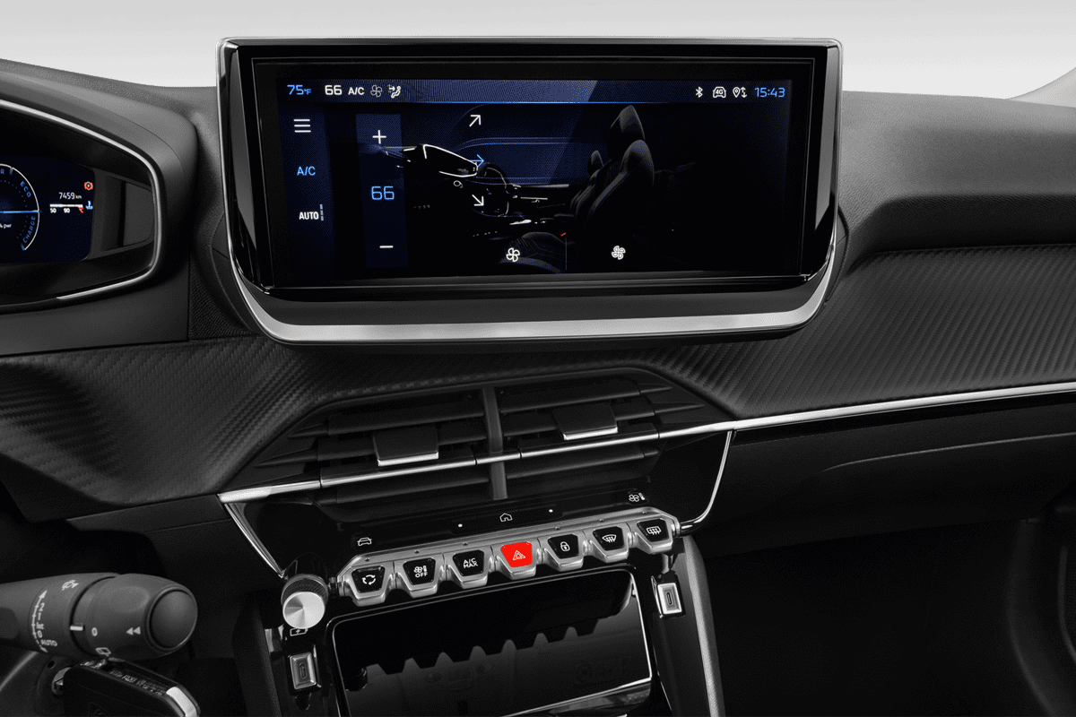 Klimasteuerung eines Peugeot 208 Hybrid