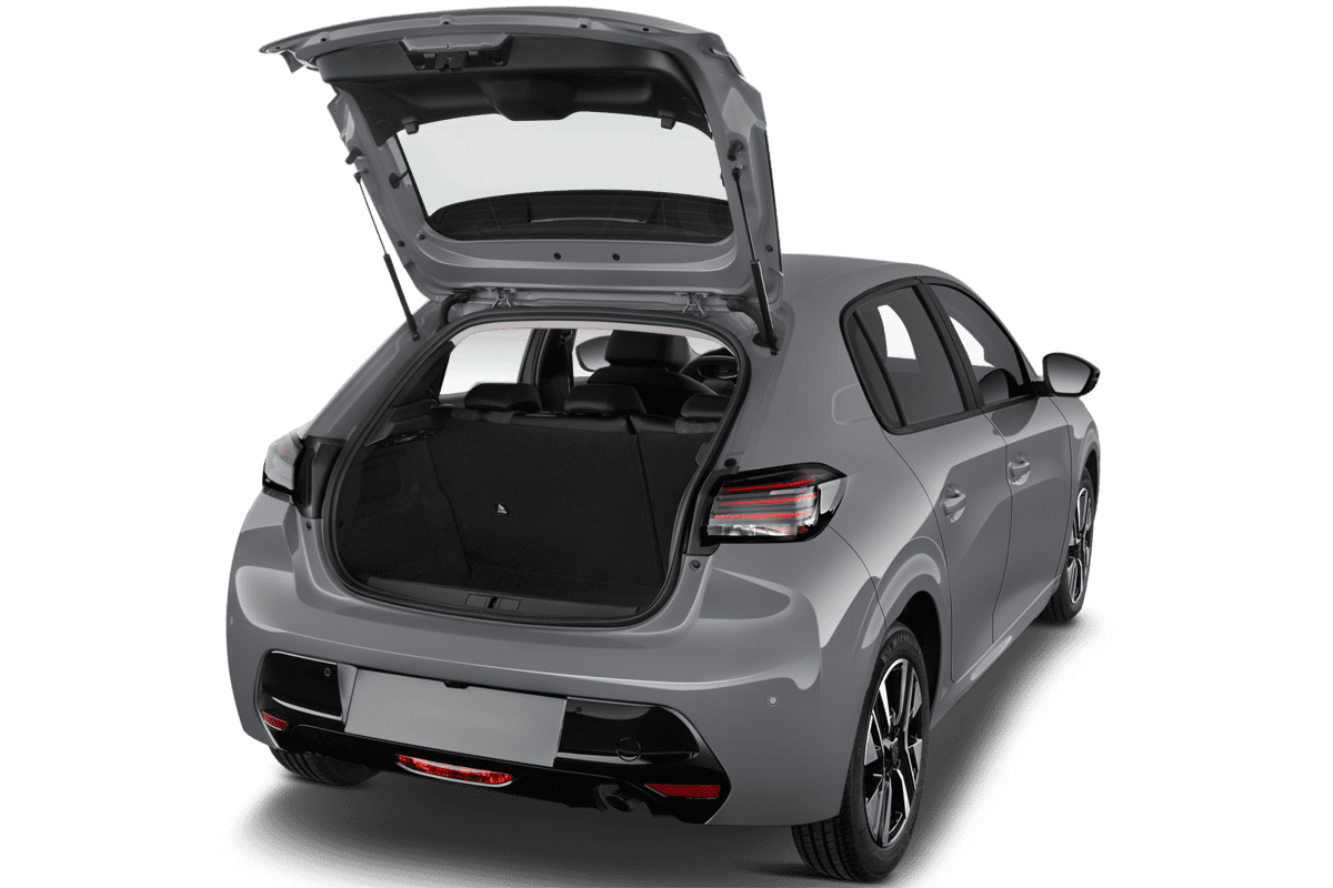 Kofferraum eines Peugeot 208 Hybrid