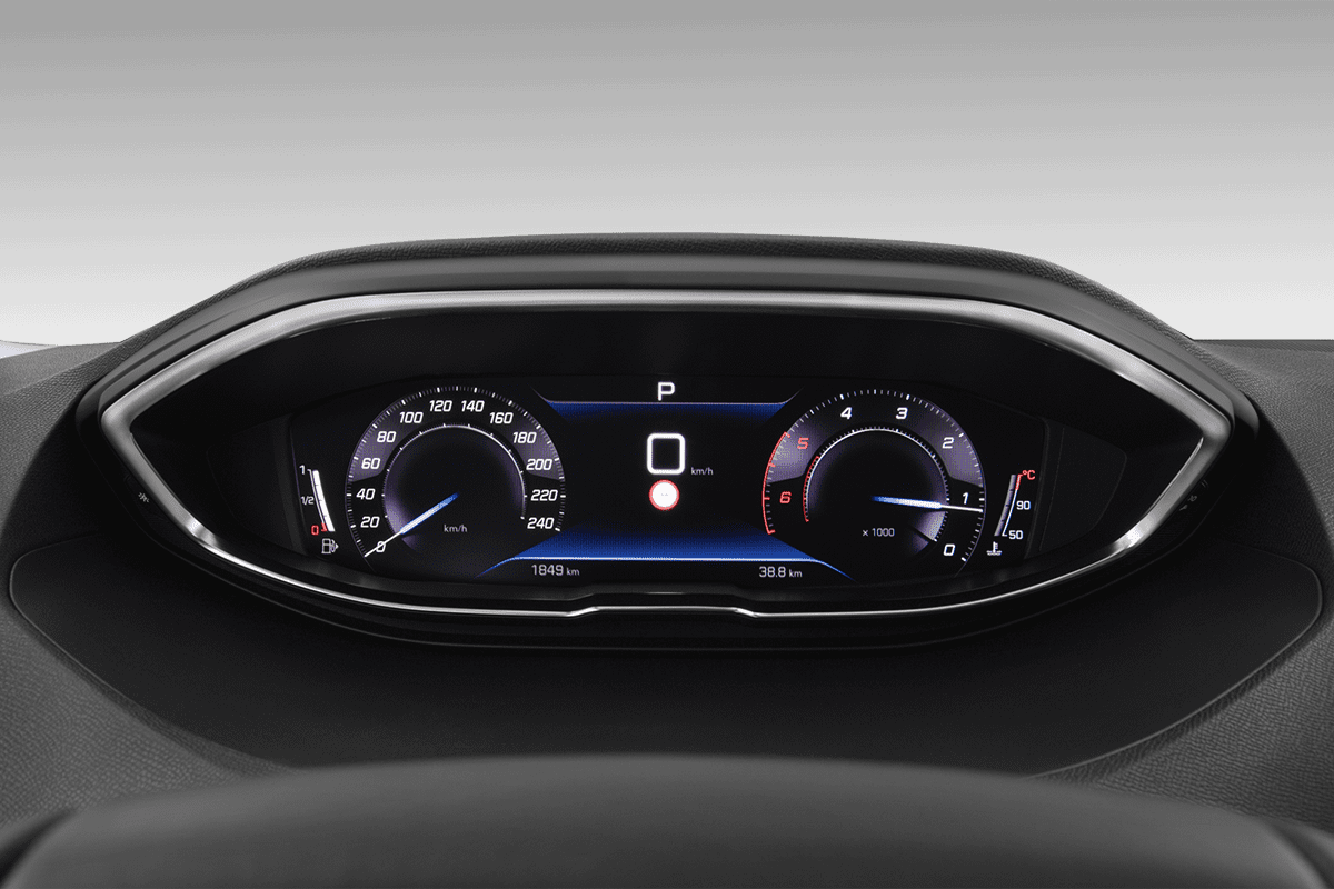 Kombiinstrument eines Peugeot 3008 Roadtrip Plug-In-Hybrid