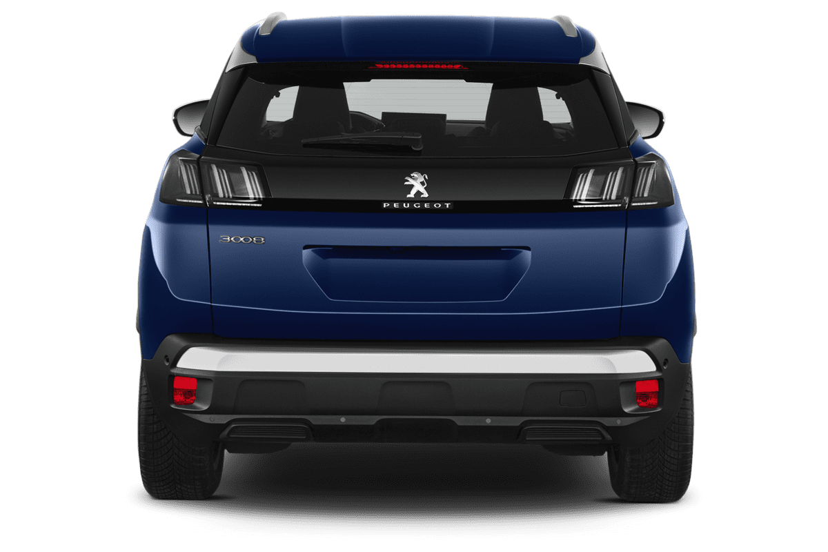 Heckansicht eines Peugeot 3008 Roadtrip Plug-In-Hybrid