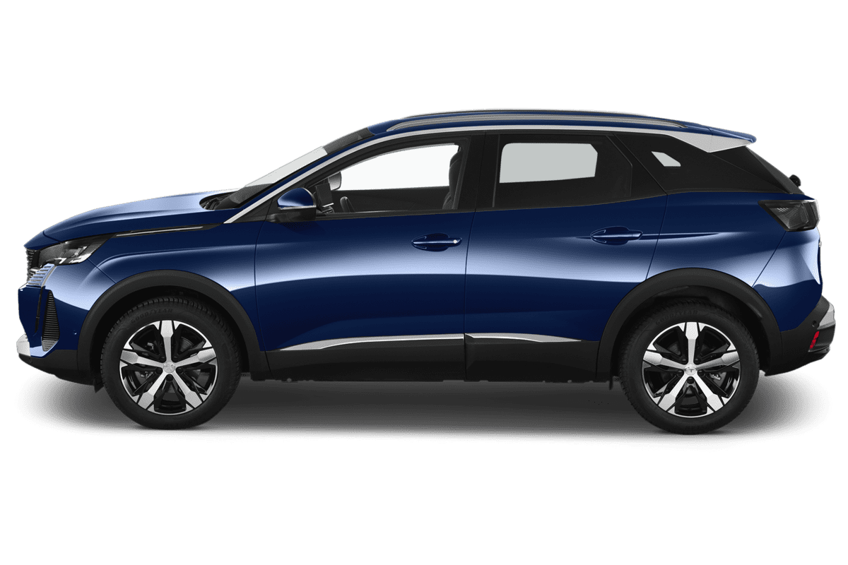 Seitenansicht eines Peugeot 3008 Roadtrip Plug-In-Hybrid