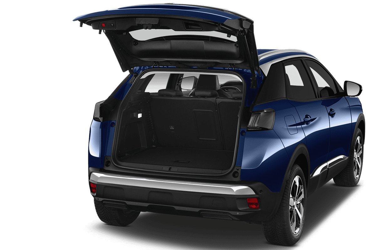 Kofferraum eines Peugeot 3008 Roadtrip Plug-In-Hybrid