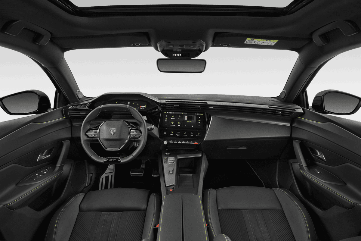 Armaturenbrett eines Peugeot 308 Plug-In-Hybrid