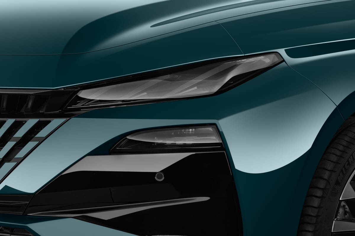 Frontscheinwerfer eines Peugeot 308 Plug-In-Hybrid