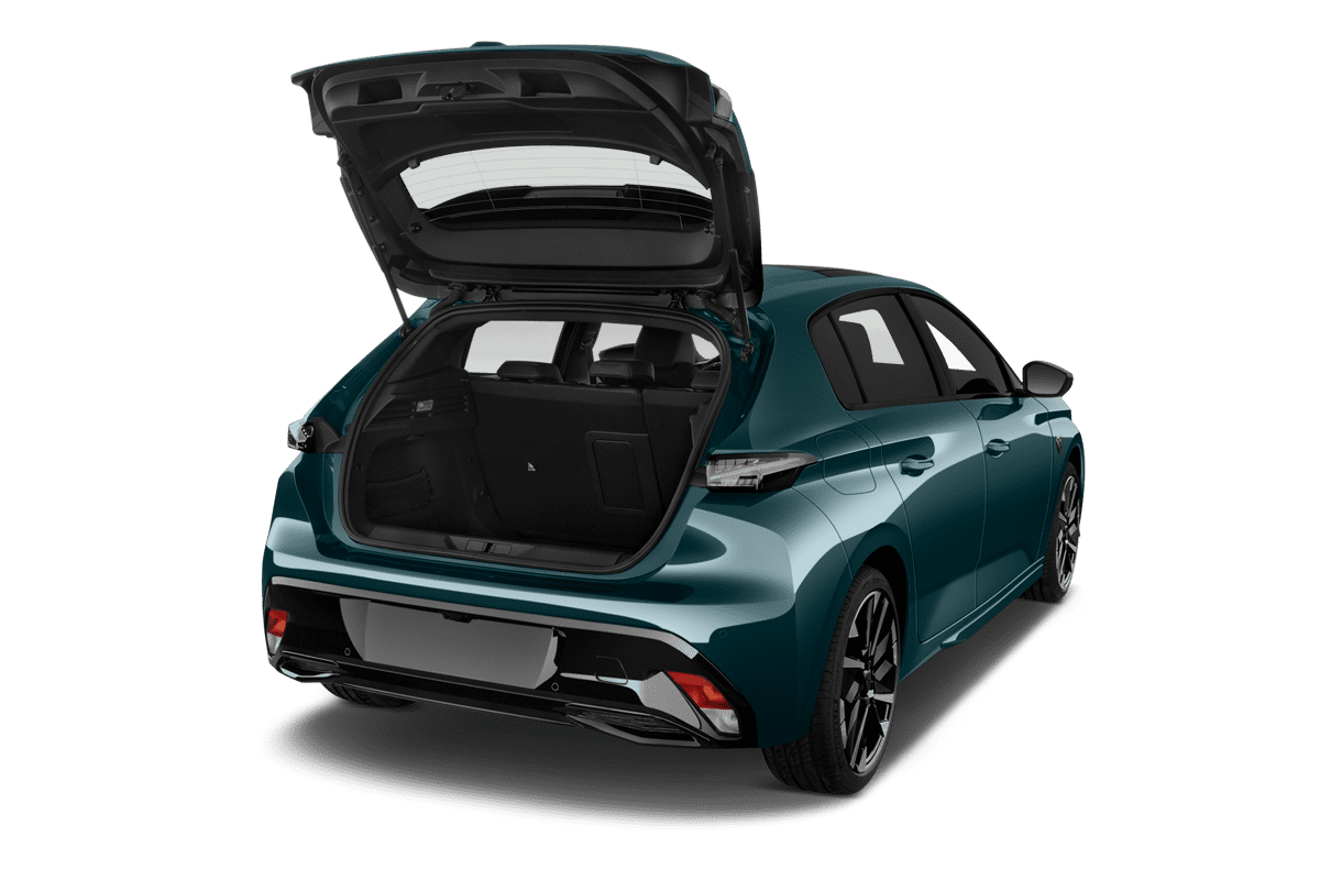 Kofferraum eines Peugeot 308 Plug-In-Hybrid