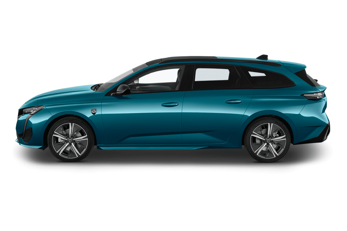 Seitenansicht eines Peugeot 308 SW