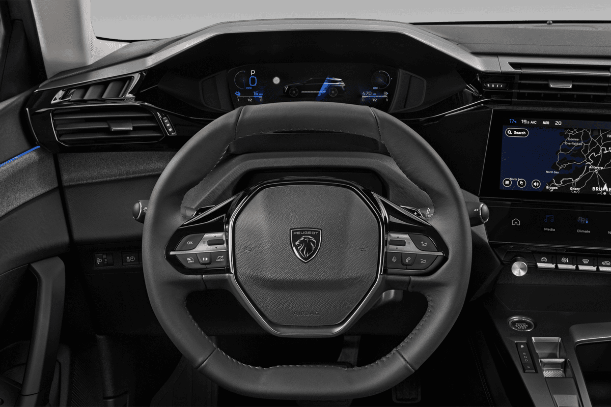 Lenkrad eines Peugeot 308 SW Hybrid