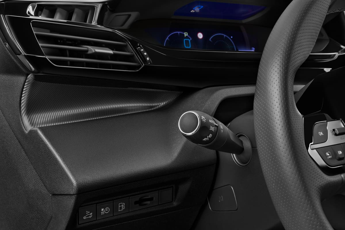 Lüftung eines Peugeot 408 Plug-in-Hybrid