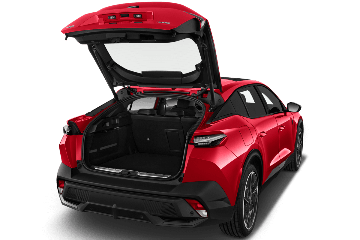 Kofferraum eines Peugeot 408 Plug-in-Hybrid