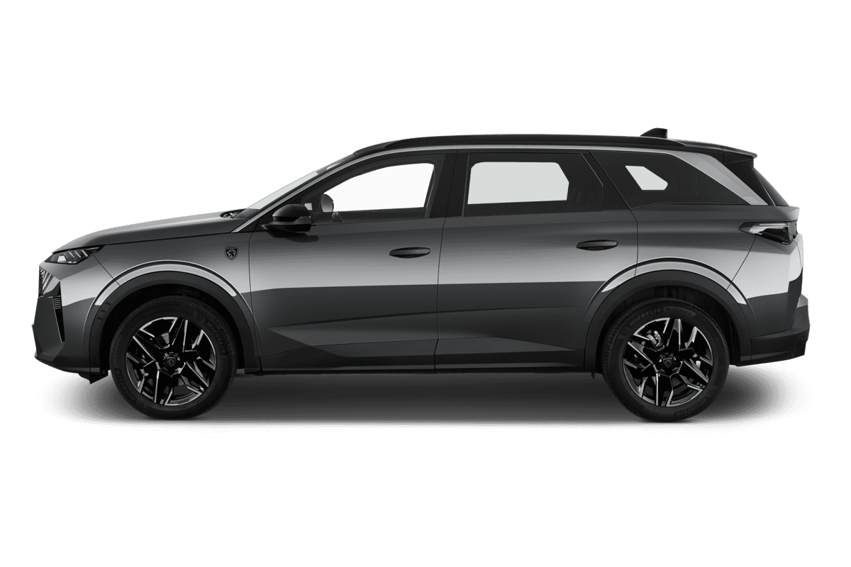 Seitenansicht eines Peugeot 5008 Hybrid