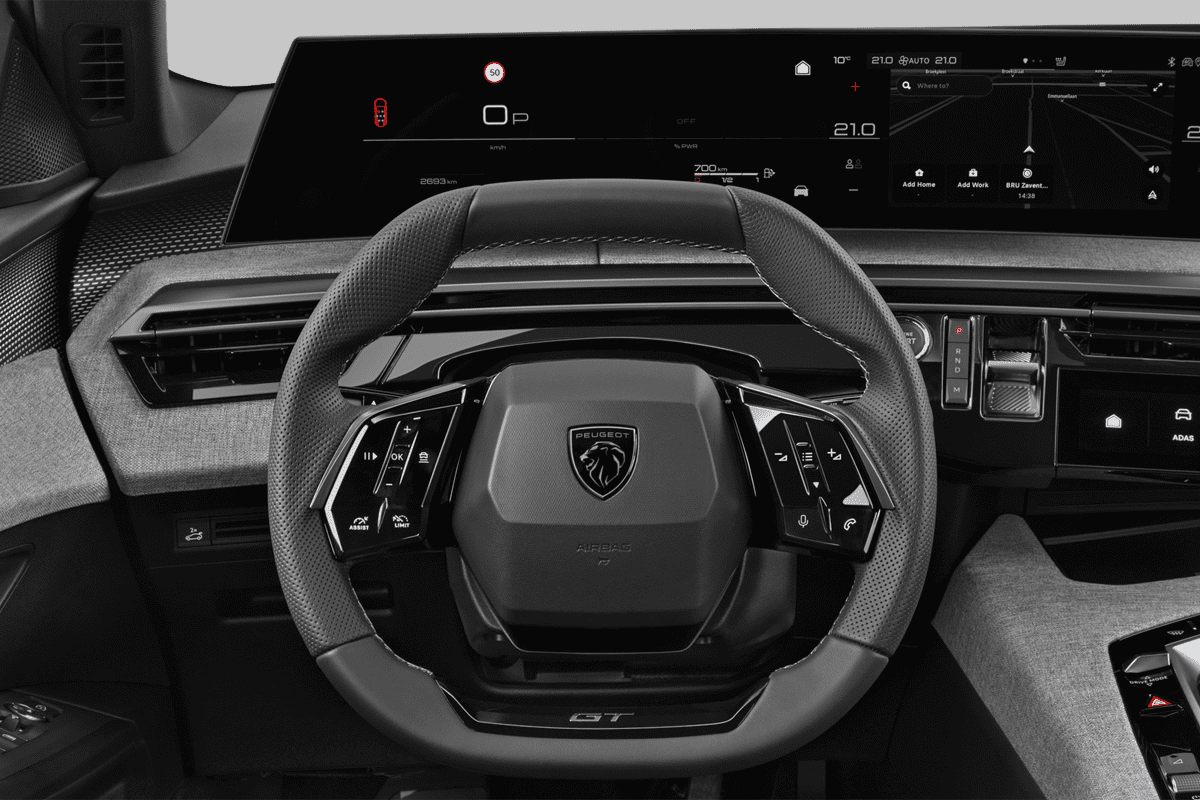 Lenkrad eines Peugeot 5008 Hybrid