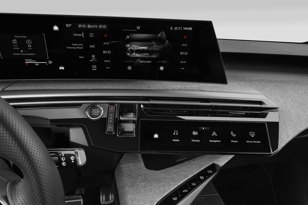 Klimasteuerung eines Peugeot 5008 Hybrid