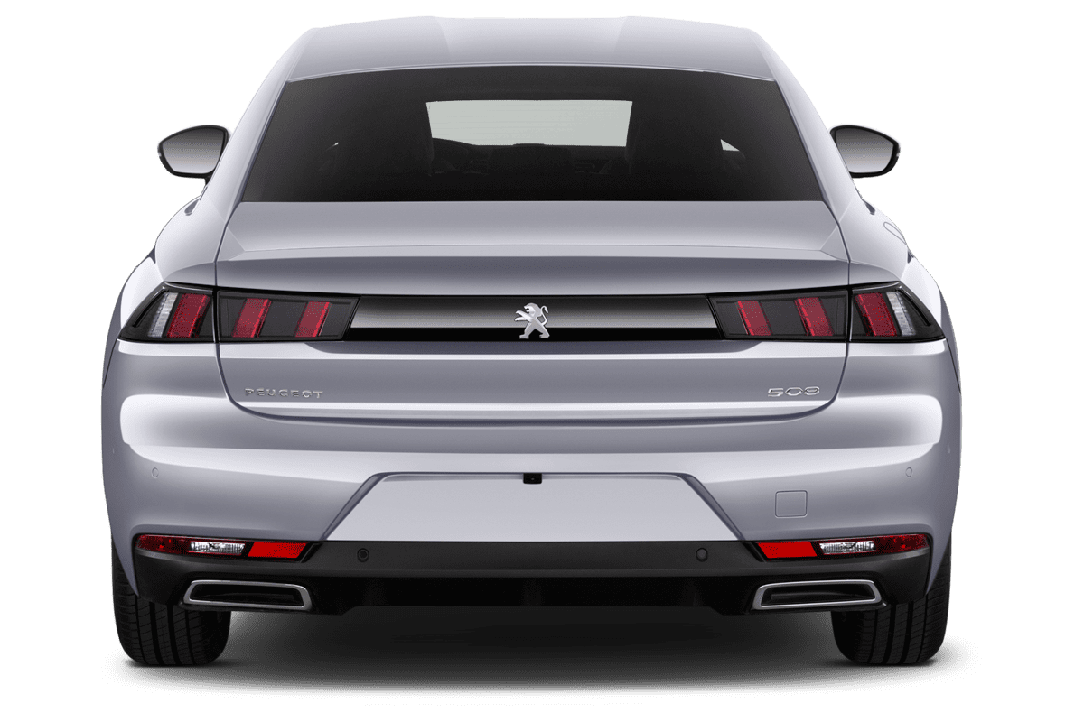 Heckansicht eines Peugeot 508 PSE