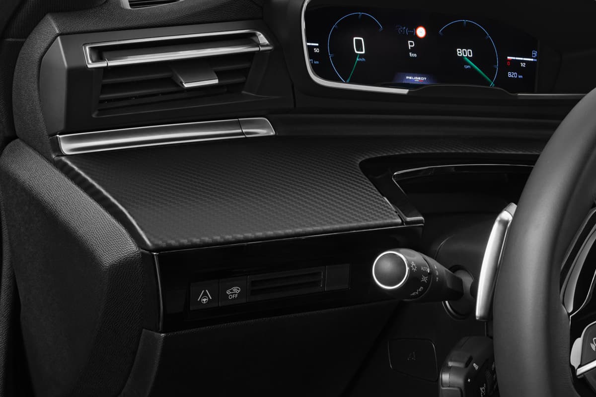 Lüftung eines Peugeot 508 Plug-In-Hybrid