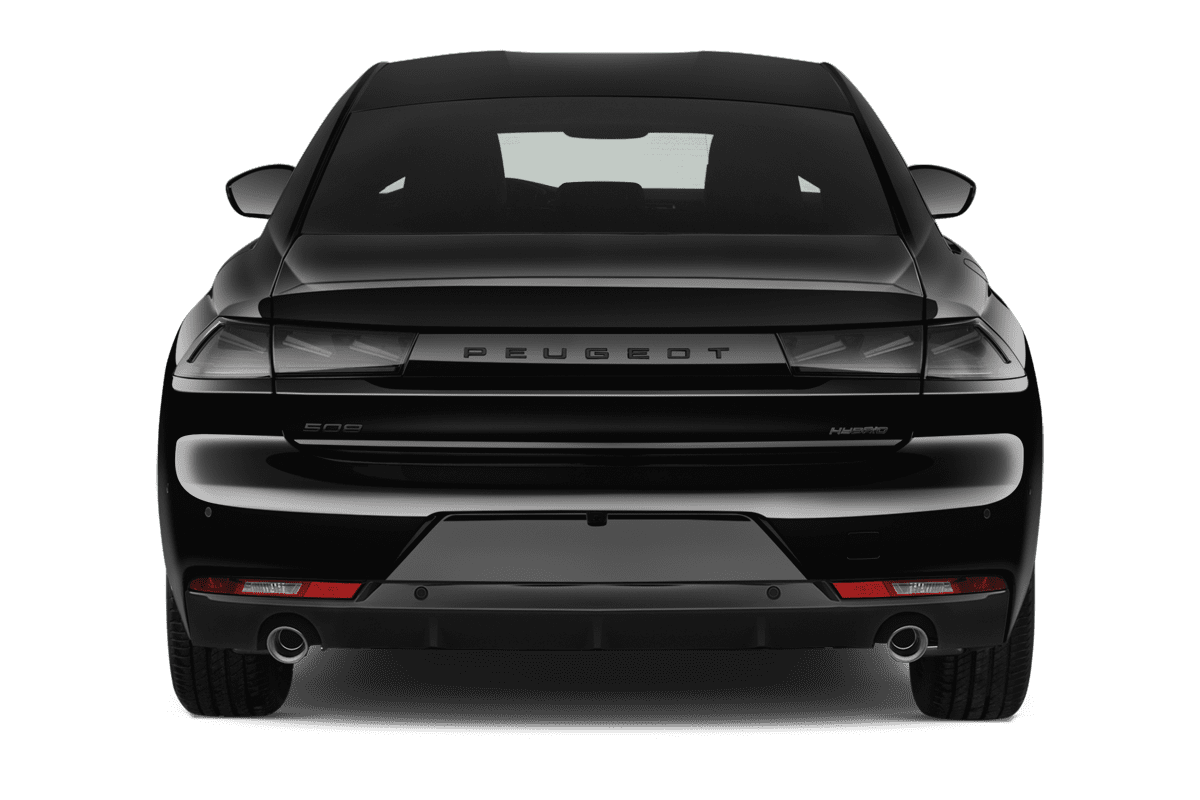 Heckansicht eines Peugeot 508