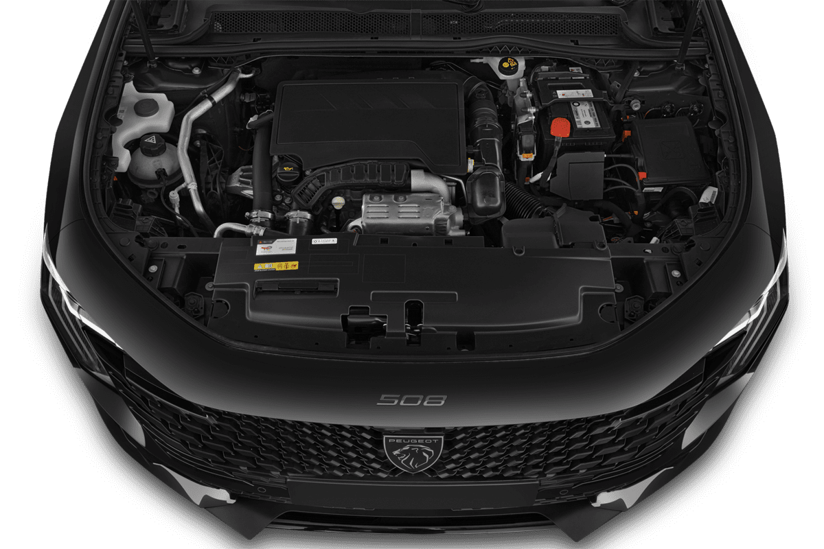 Motorraum eines Peugeot 508 SW