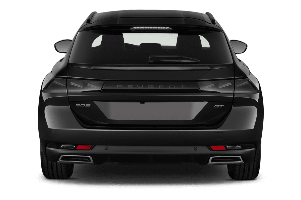 Heckansicht eines Peugeot 508 SW