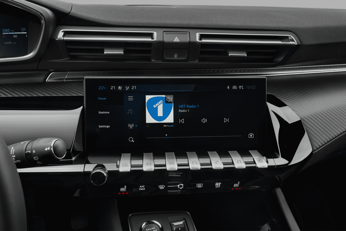 Audiosystem eines Peugeot 508 SW Plug-In-Hybrid