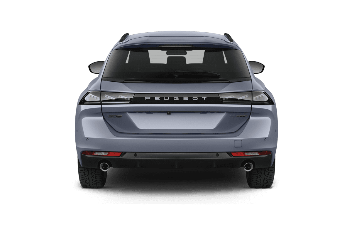 Heckansicht eines Peugeot 508 SW Plug-In-Hybrid