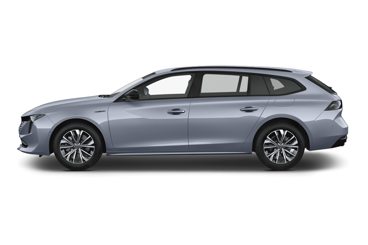 Seitenansicht eines Peugeot 508 SW Plug-In-Hybrid