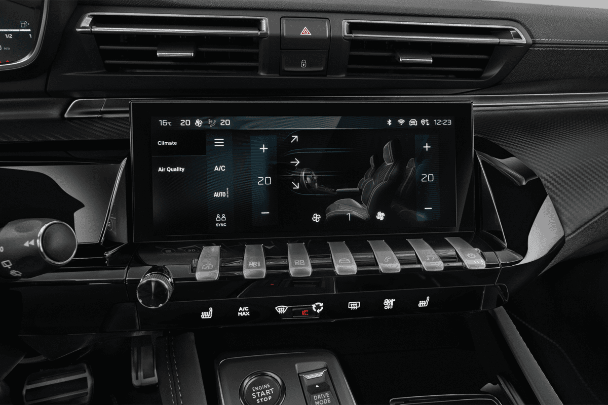 Klimasteuerung eines Peugeot 508 SW PSE