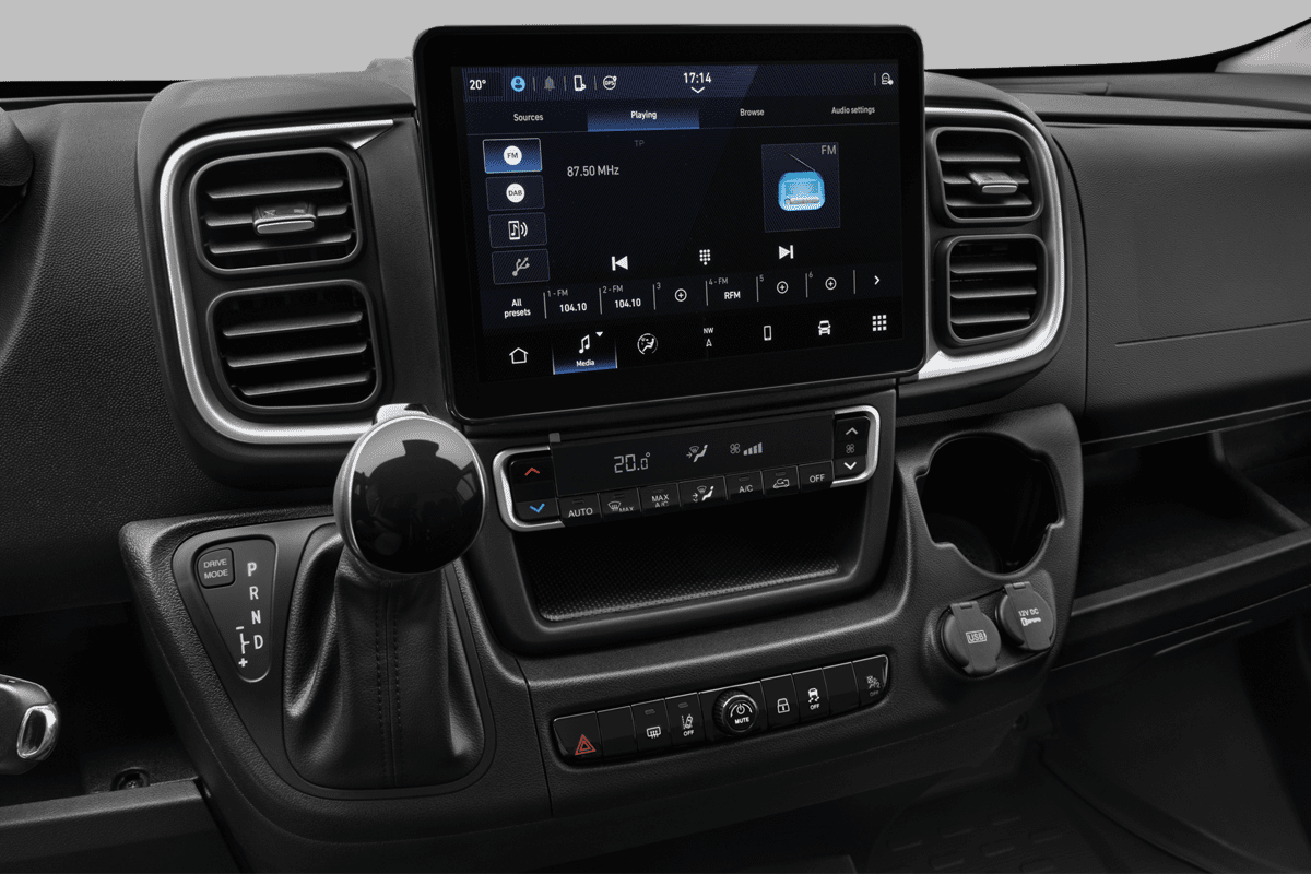 Audiosystem eines Peugeot e-Boxer