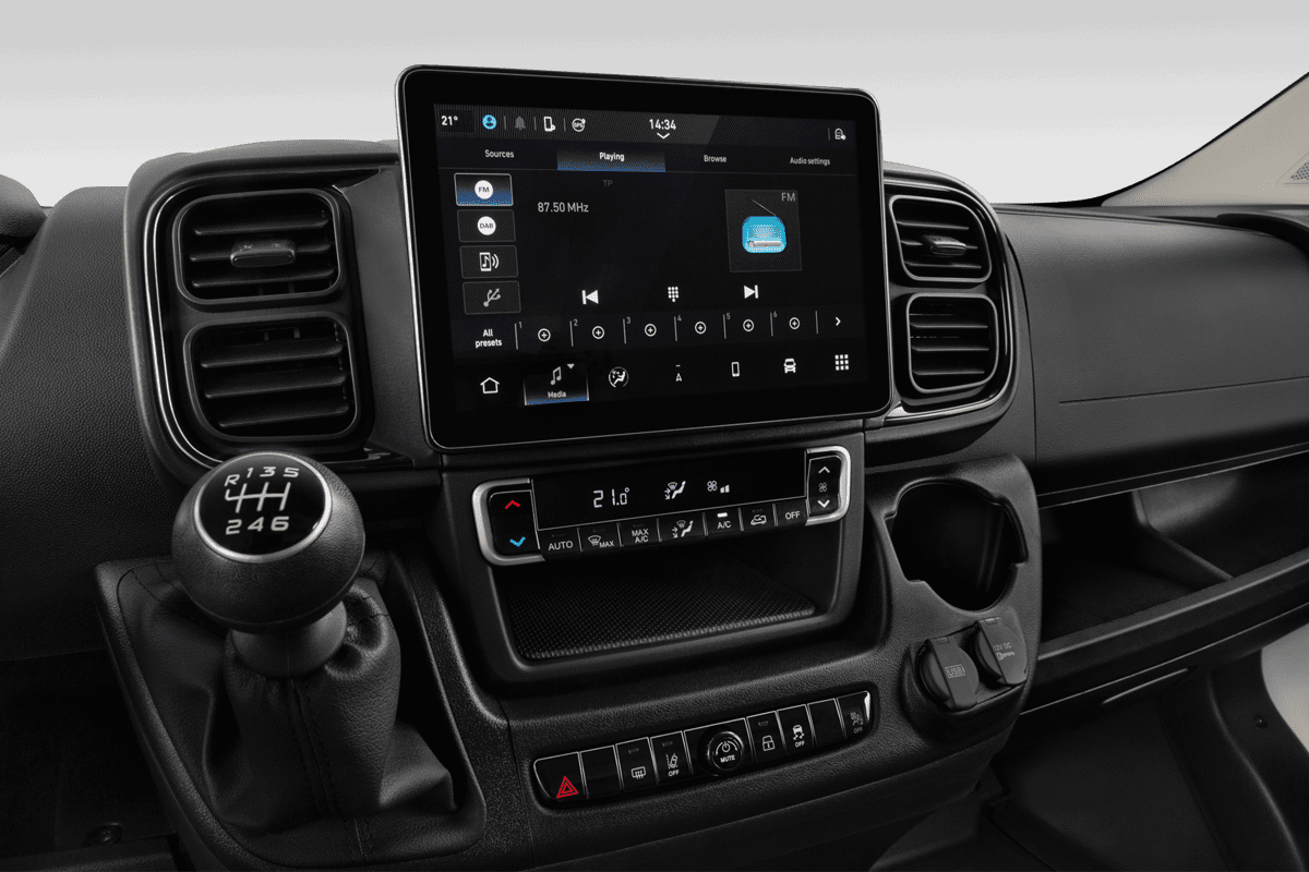 Audiosystem eines Peugeot Boxer Kastenwagen