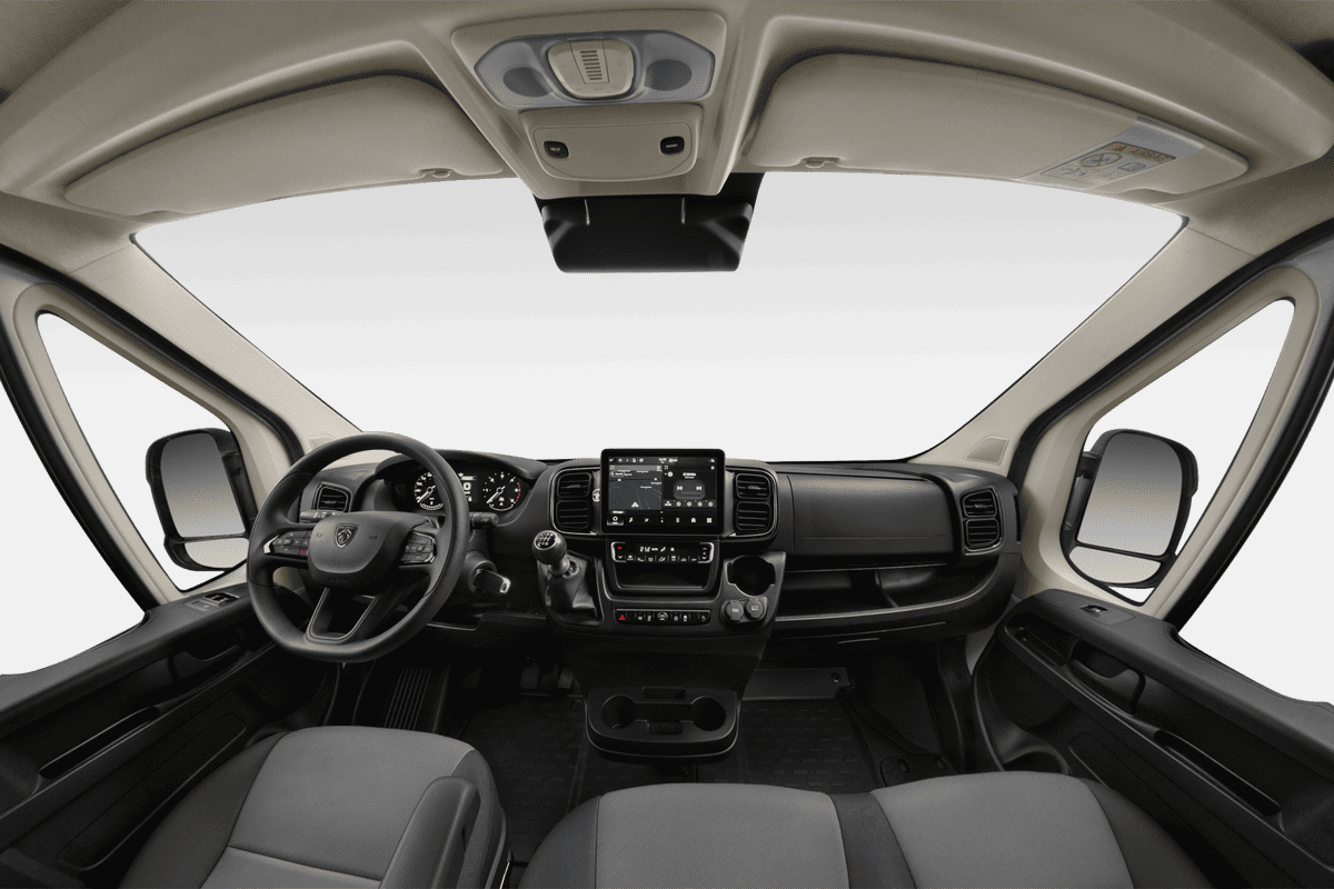 Armaturenbrett eines Peugeot Boxer Kastenwagen