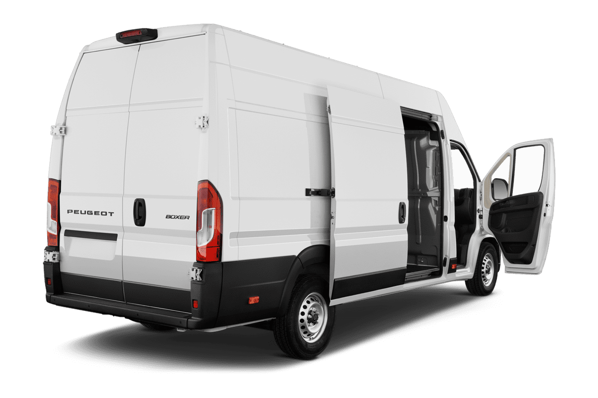 Türen eines Peugeot Boxer Kastenwagen