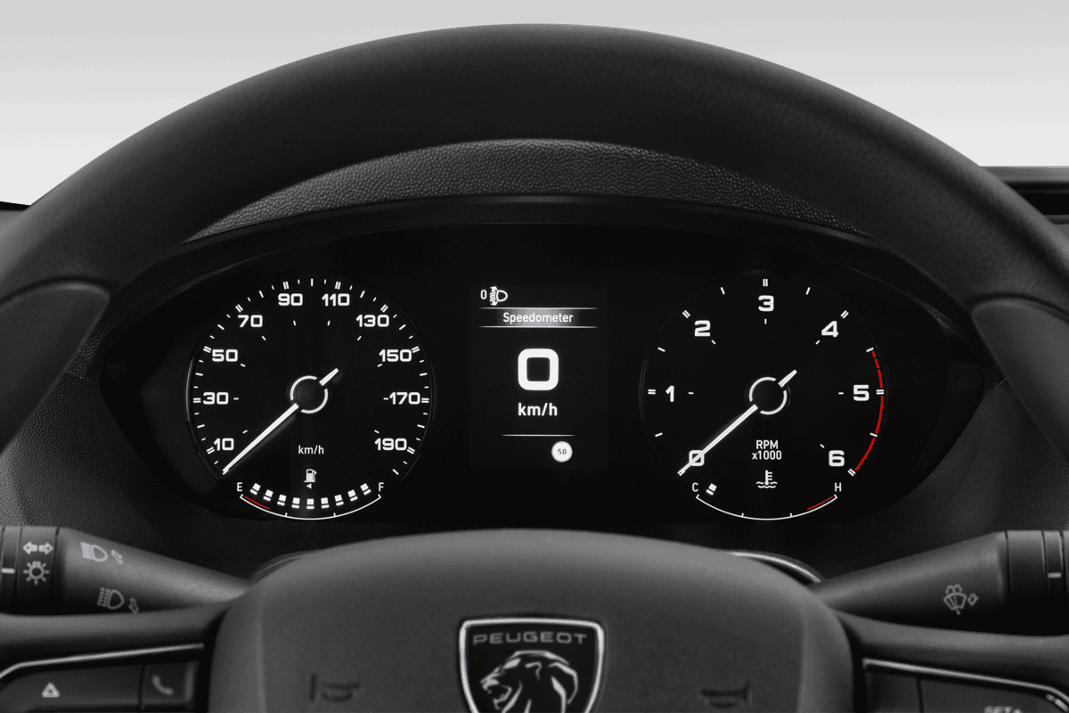Kombiinstrument eines Peugeot Boxer Kastenwagen