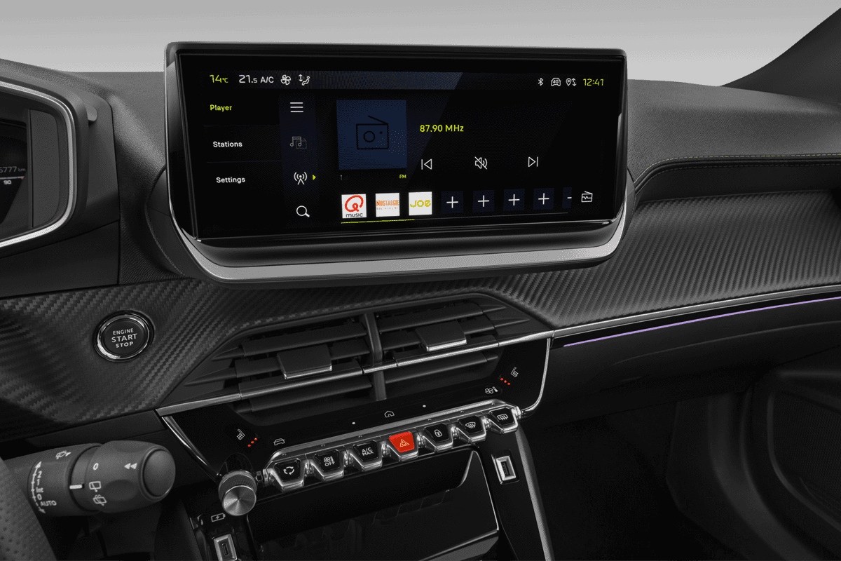 Audiosystem eines Peugeot e-2008