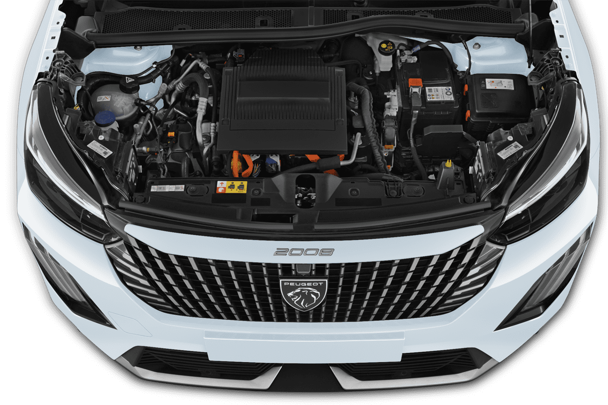 Motorraum eines Peugeot e-2008