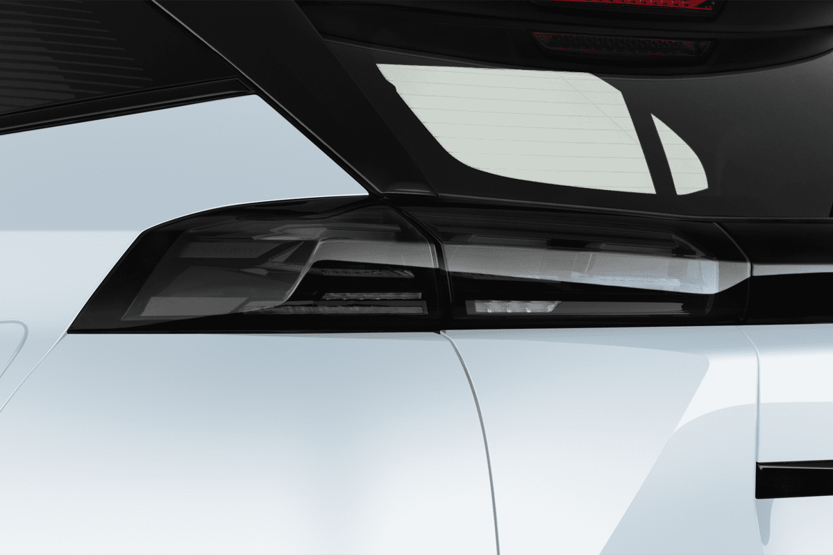 Heckleuchten eines Peugeot e-2008