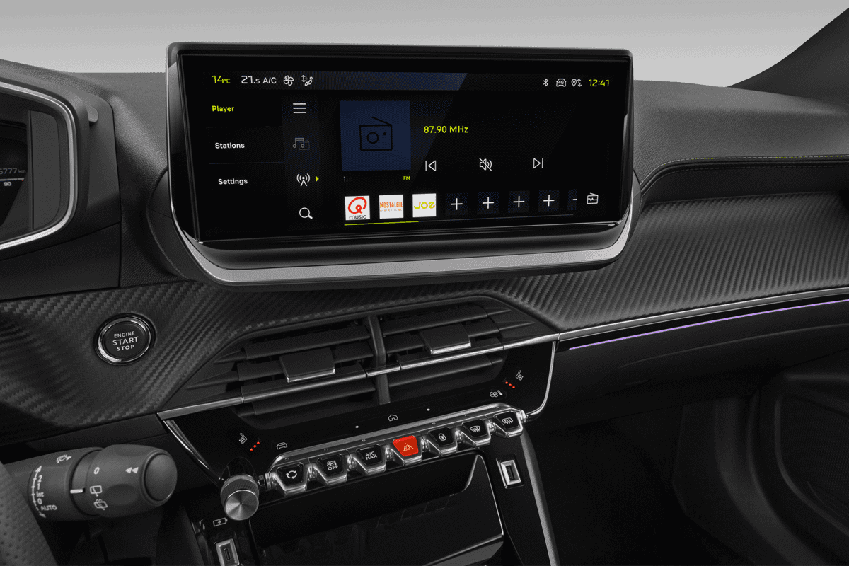 Audiosystem eines Peugeot e-2008