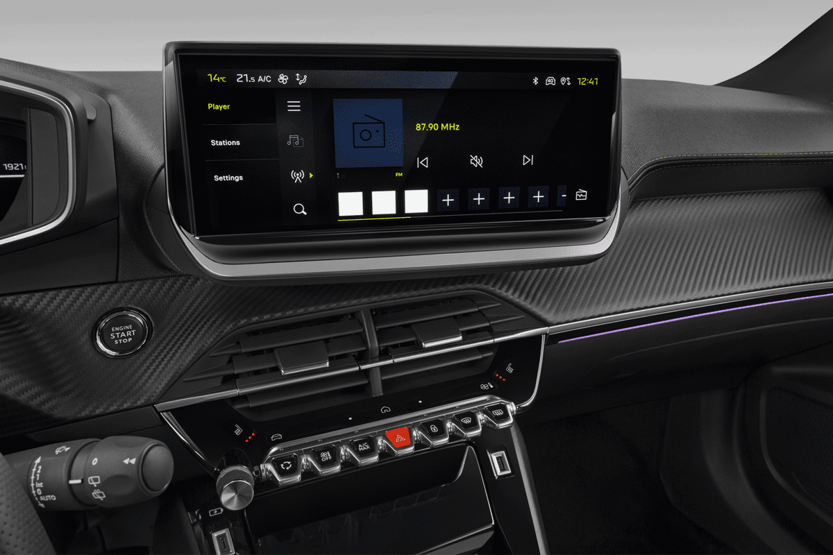 Audiosystem eines Peugeot e-208