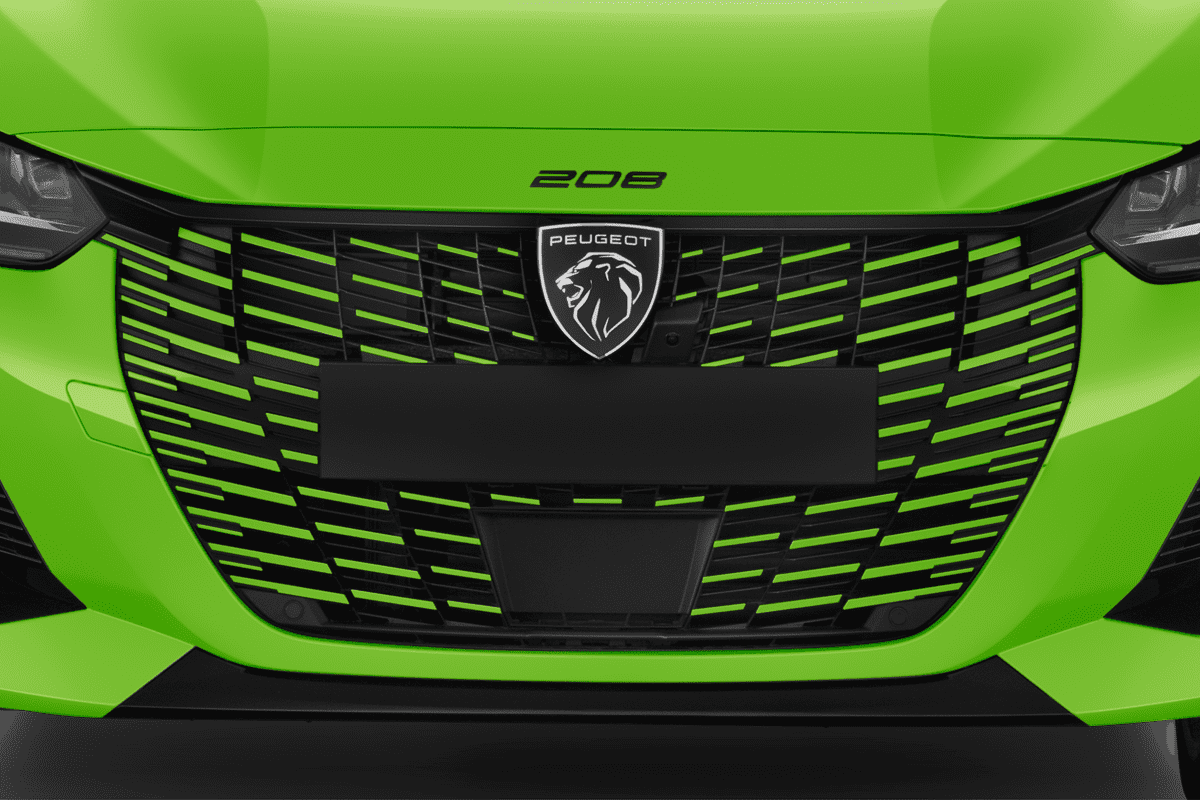 Kühlergrill eines Peugeot e-208