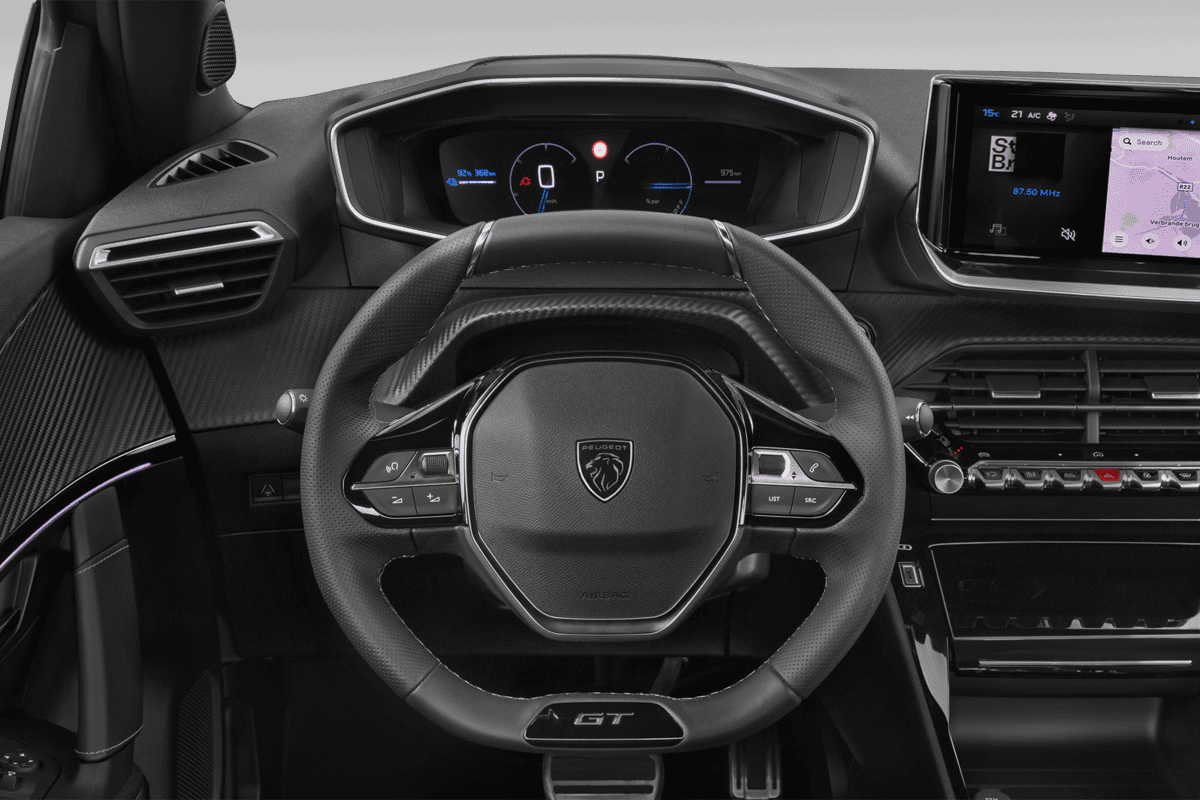 Lenkrad eines Peugeot e-208