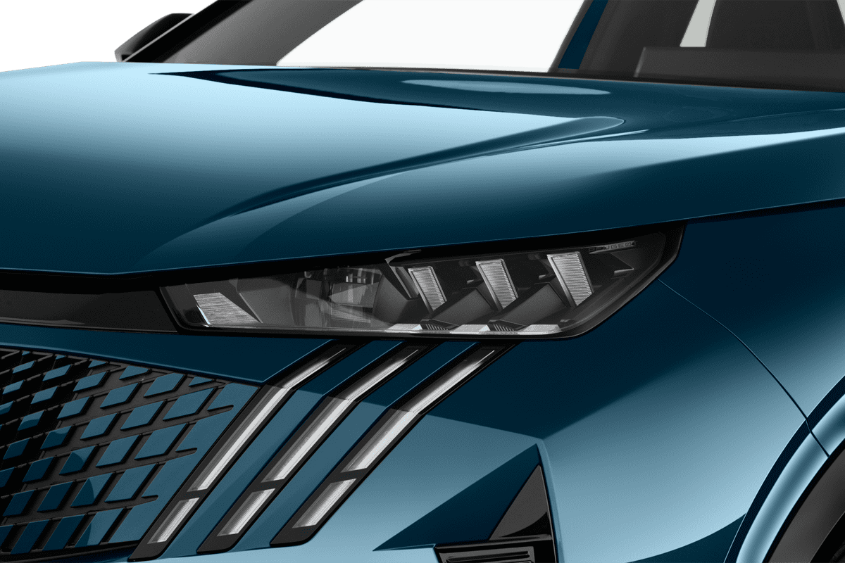 Frontscheinwerfer eines Peugeot 3008 Hybrid 