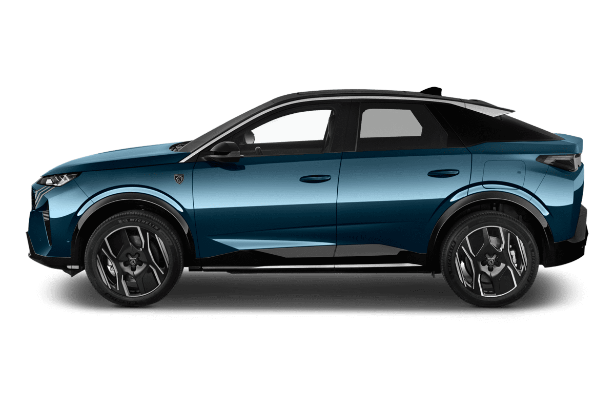 Seitenansicht eines Peugeot 3008 Hybrid 