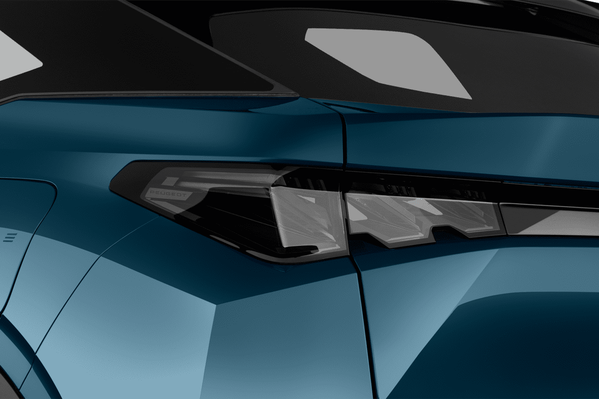 Heckleuchten eines Peugeot 3008 Hybrid 