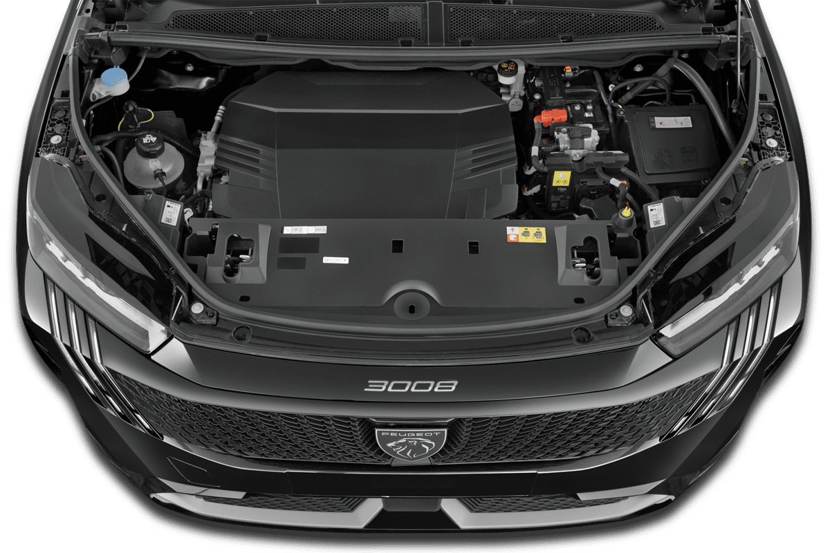 Motorraum eines Peugeot e-3008 