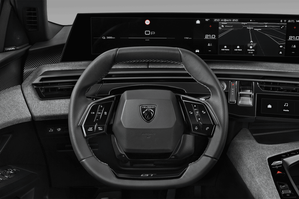 Lenkrad eines Peugeot e-3008 