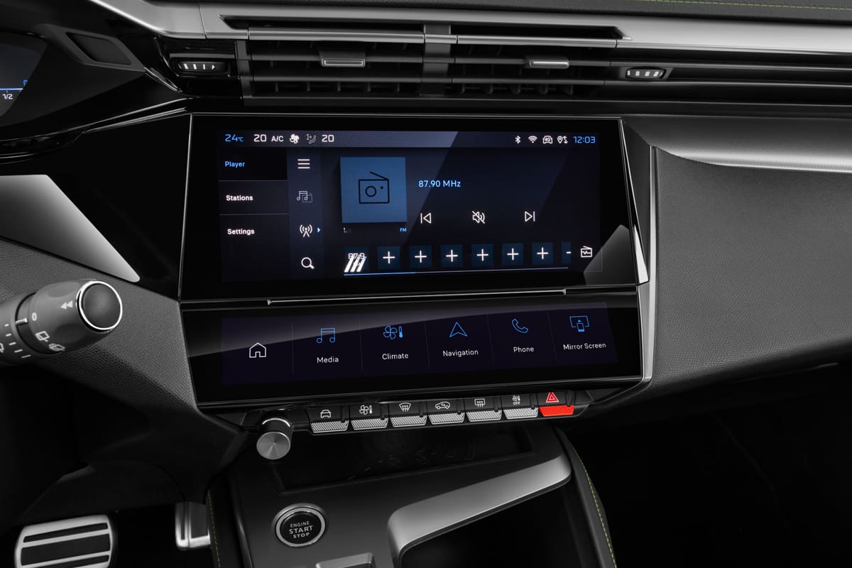 Audiosystem eines Peugeot e308