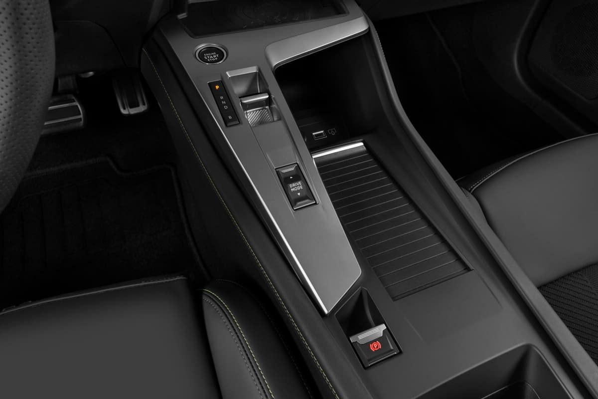 Schaltknüppel eines Peugeot e308