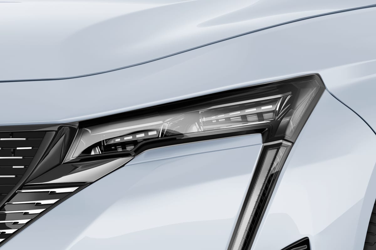 Frontscheinwerfer eines Peugeot e308