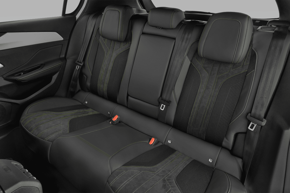 Rücksitzbank eines Peugeot e308