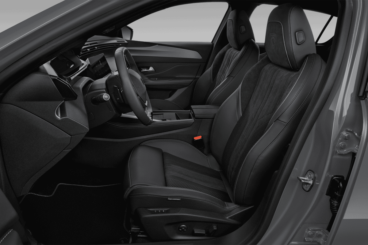 Vordersitze eines Peugeot e308