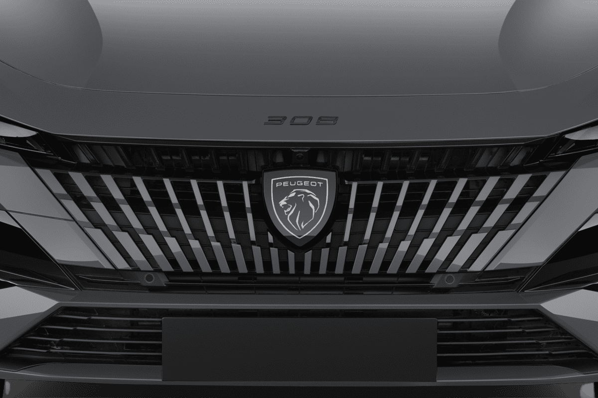 Kühlergrill eines Peugeot e308