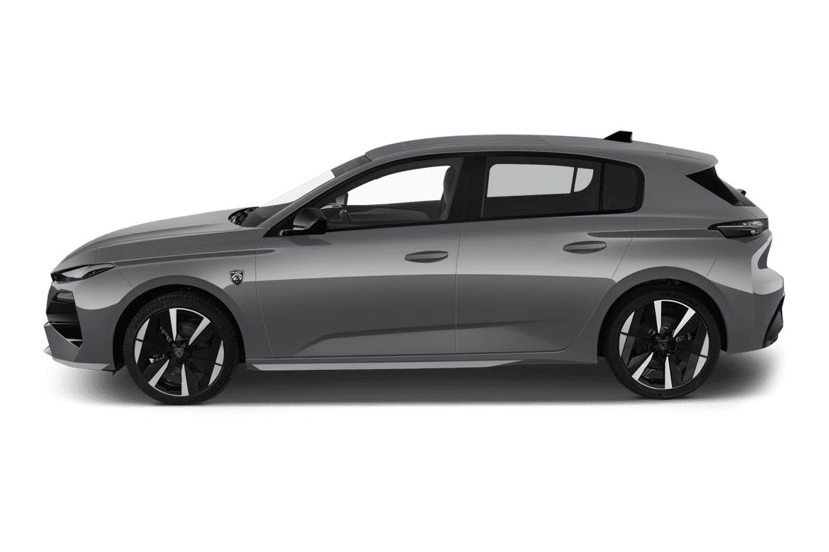 Seitenansicht eines Peugeot e308