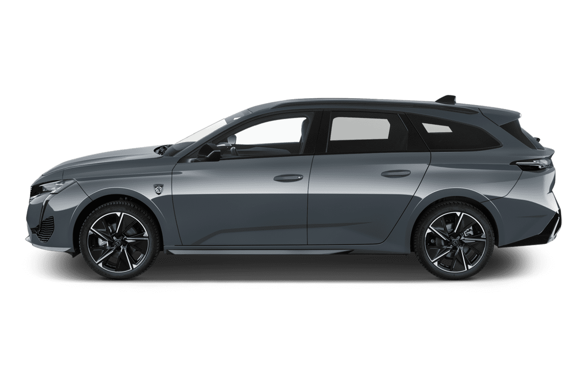 Seitenansicht eines Peugeot e308 SW